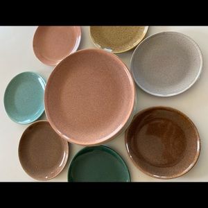 SOLD! Vintage Laurel Potteries plates pastel